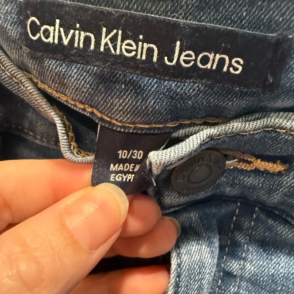 Calvin Klein Jeans Women's Straight Leg in Blue - Picture 3 of 6